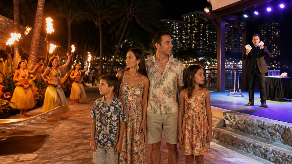 best beachfront family luau