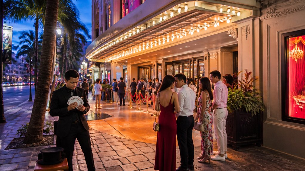 evening shows arrive early