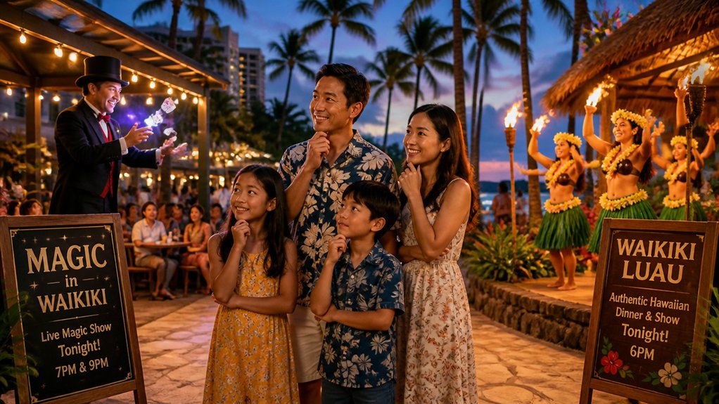 magic show vs luau