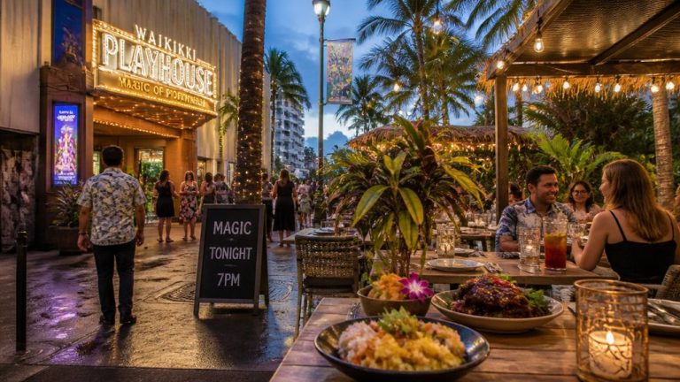 pre show waikiki dining spots